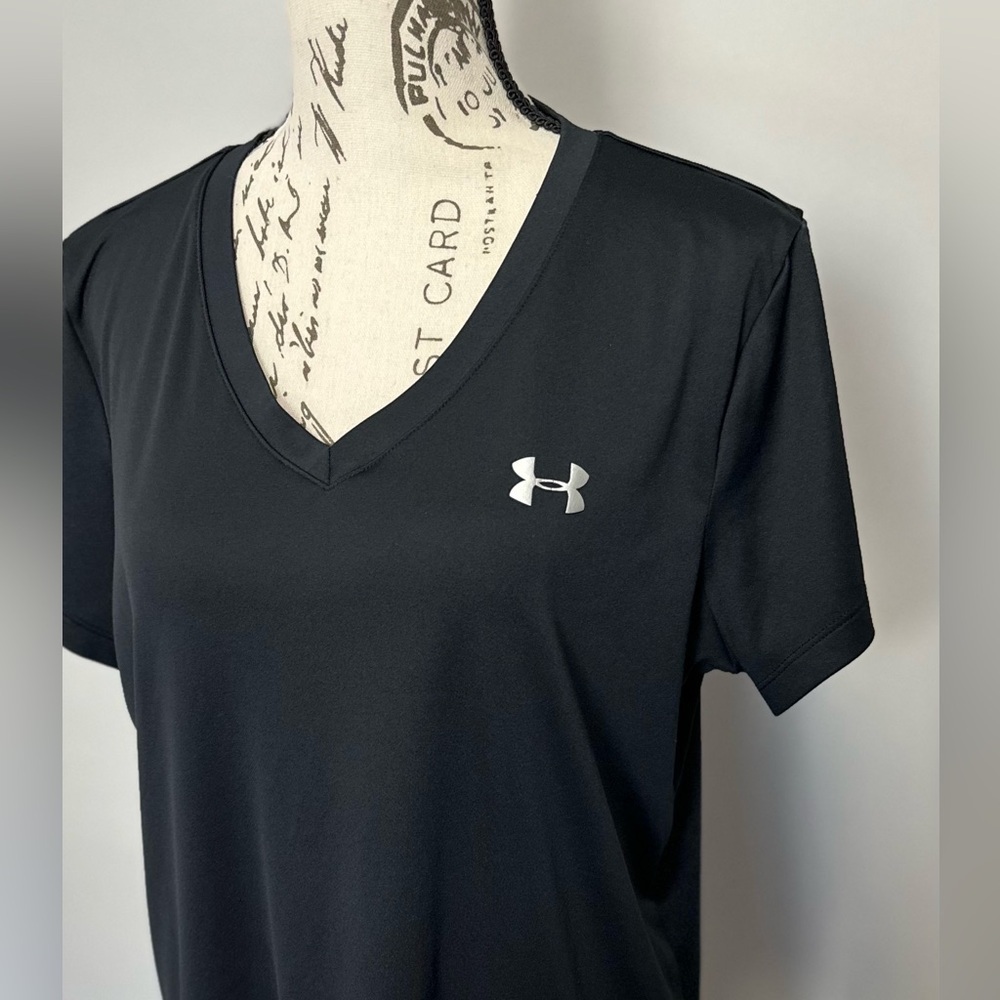 🏋️♀️ Under Armour UA Velocity V-Neck – Women’s Size Large 🏋️♀️ - Picture 4 of 9